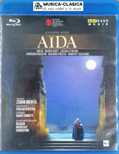 Verdi - Aida - Hui Hei / Marco Bertti / Zubin Mehta