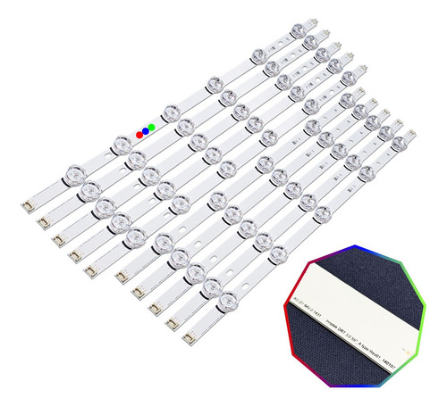 Dt Kit Leds Para 55lb5550, 55lb5550-uy (10t) - Aluminio