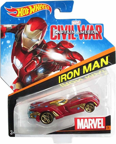 Ruedas Calientes, Marvel Personaje De Coches, Iron Man (guer