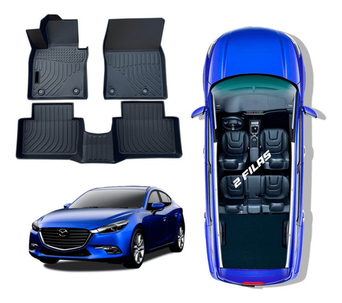 Piso De Auto 5d Tpe Mazda 3 2019-2023 - Tapete