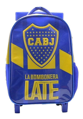 Mochila Carrito Jardin Boca Jrs 12'' Bo476 De Casa Valente