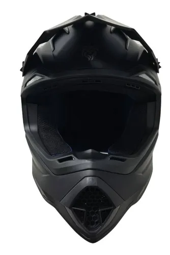 Casco Kov Motocross Hunter Negro Mate Certificado Dot Atv