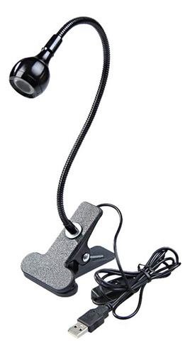 Lámpara De Escritorio Con Clip Para Secar Uñas, Luz Uv, Usb,
