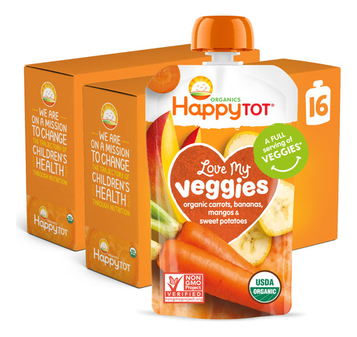 Happy Tot Organic Etapa 4 Baby Food Love