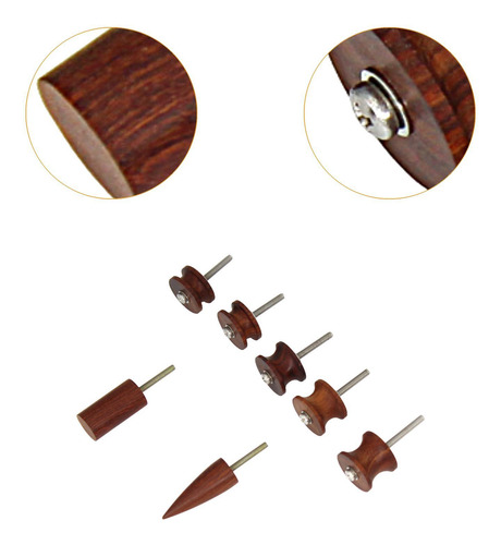 Puntas Para Bruñidor De Cuero Juego De Cabezales Para Pulir