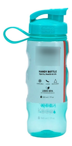 Botella Keep Verde Agua 560ml