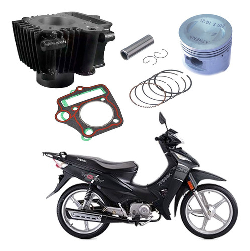 Kit Cilindro E Junta Traxx Moby 50cc