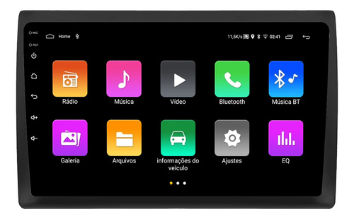Central Multimidia Fiat Stilo 9p Android 13 Carplay 2gb 64gb
