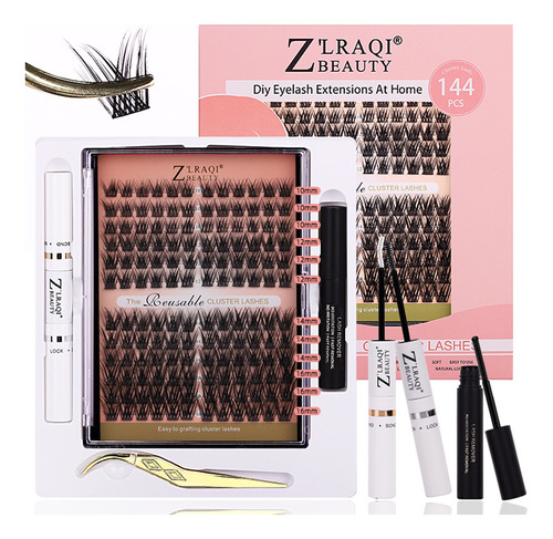 Kit De Cílios Postiços Com Cílios Bond Fake Eyelash