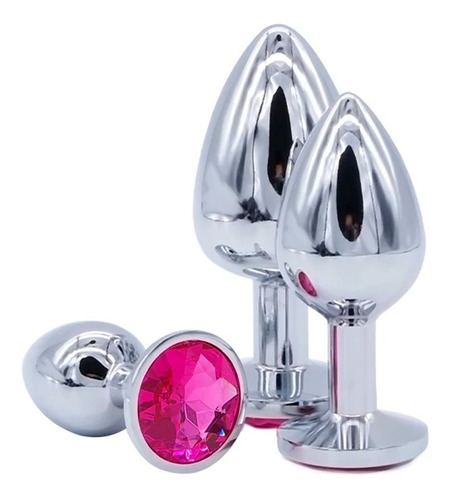Plug Anal Metálico Pequeño Juguete Joya Enchufe Acostumbrado