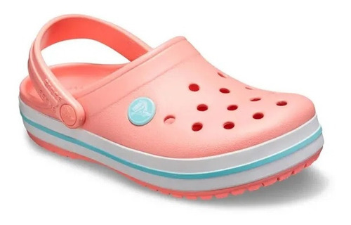 Zuecos Sandalias Crocs Crocband Niñas Melon Ice