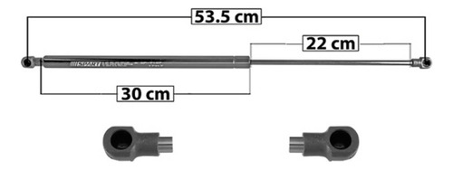 Amortiguador 5a Puerta Nissan X-trail 2003-2007 Spart