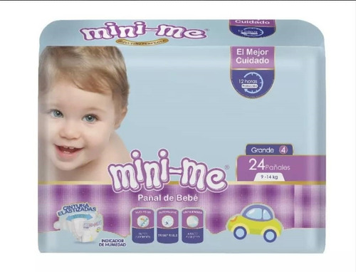 Pañales Para Bebé Marca Mini-me Talla G - Bulto 10 Paq