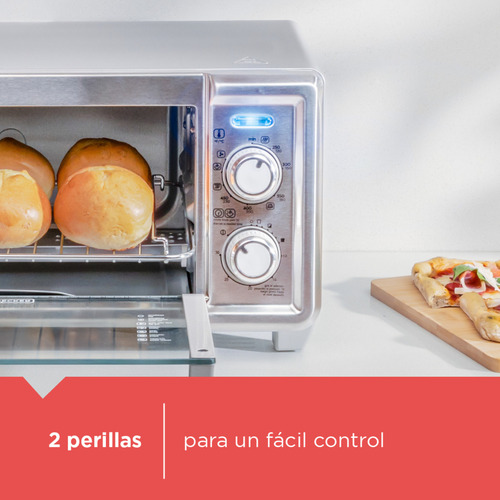 Horno Freidora Black+decker De 11 Litros, To4125-0sdla Color Plateado