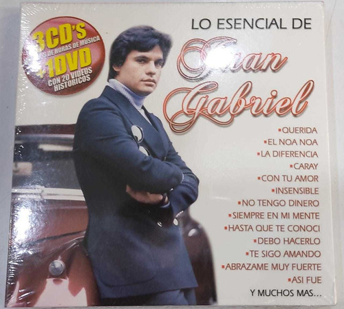 Lo Esencial De Juan Gabriel 3cds + Dvd