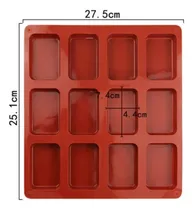 Comprar Molde Silicon Rectangular Jabones Reposteria Tortas Brownie