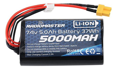 Radiomaster Tx16s Batería 5000mah 2s 7.4v Xt30 Jst-xh Enchu