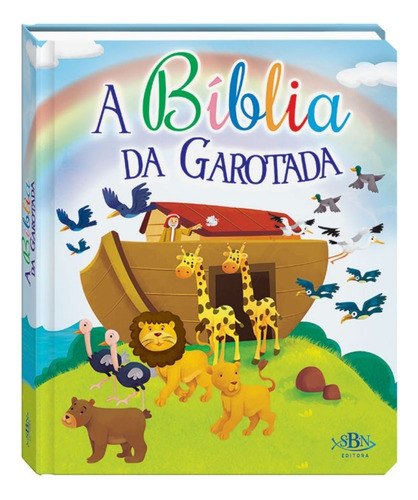 Livro Bíblia Da Garotada C/ Ilustrações Capa Dura -todolivro