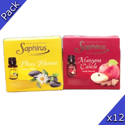 Aceite para Hornillo Saphirus Pack de 12 Unidades