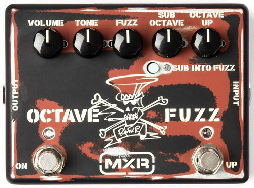 Mxr Slash Octave Fuzz Guitar Effects Pedal Sf01