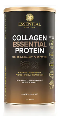 Collagen Protein Essential Nutrition - Chocolate - (510g) Sabor C...