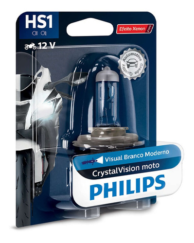 Lampara Philips Hs1 Crystalvision Delant Hon Twister 250 35w