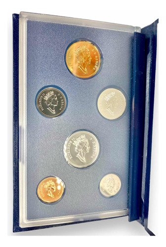 Set 6 Monedas Specimen Del Pais De Canadá 1995 Sin Circular (Usado)