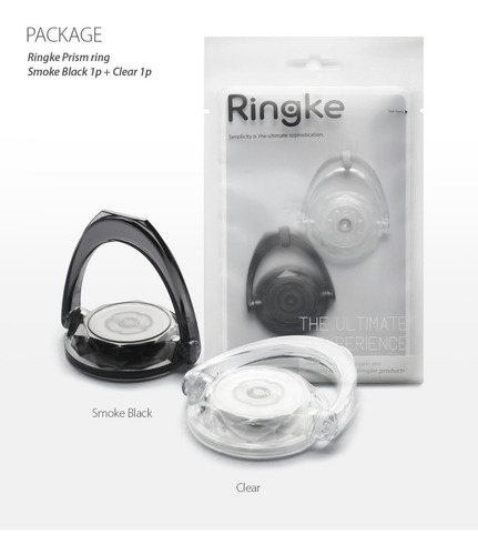 Imagen 3 de 10 de Anillo Soporte Para Celular Ringke Prism Original Pack X 2 Unidades