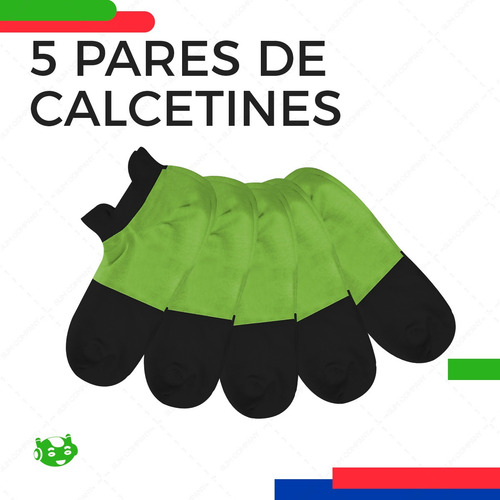 Calcetines De Hombre Tines Cortos Deportivos 5 Pares