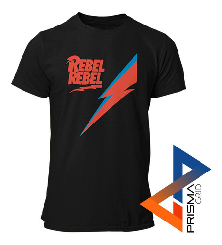 Playera Rebel David Bowie Fan - Variedad Colores! H Y M