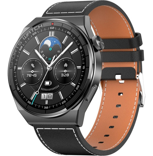 Fralugio Smart Watch Reloj Inteligente Kt62 Piel Elegante Hd