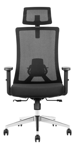 Silla Vigo Spirit Black Apoyo Lumbar, Cervical Y Brazos Ajus