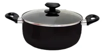 Comprar Cacerola Con Asas Roswell Olla Teflón Antiadherente 20 Cm Color Negro