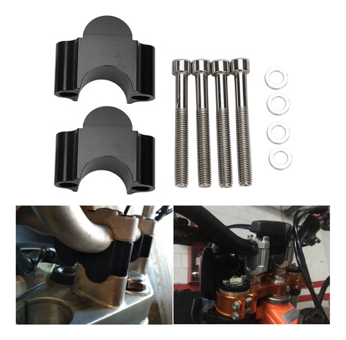 Elevador De Manillar De Aluminio Para Motocicleta De 28 Mm