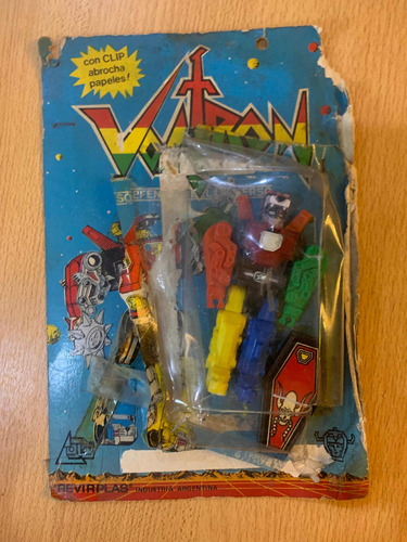 Robot Voltron Revirplas Años 80 Con Su Blister