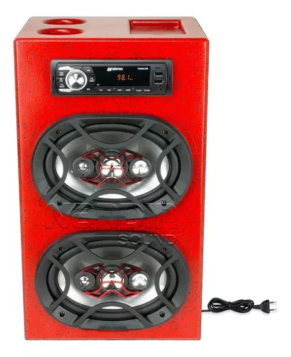 Caixa Bob Bluetooth Trio 1500 Watts Residencial Muito Forte - TICK