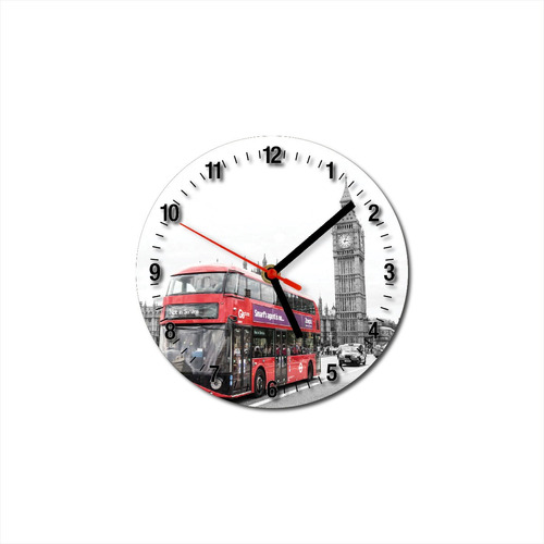 Reloj De Pared Ciudades Del Mundo Big Ben Inglaterra Londres