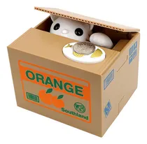 Comprar Alcancia De Gato Roba Monedas Divertido Para Niños Regalo