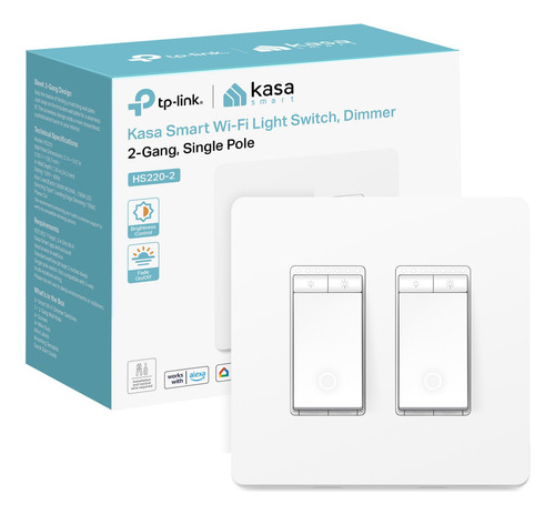 Interruptor De Intensidade Inteligente Kasa Hs220-2 2 Vias B