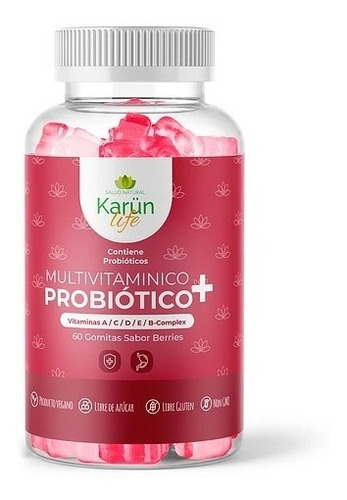 Multivitamínico + Probióticos | 60 Gomitas