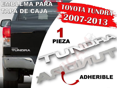 Emblema Para Tapa De Caja Toyota Tundra 2007-2013