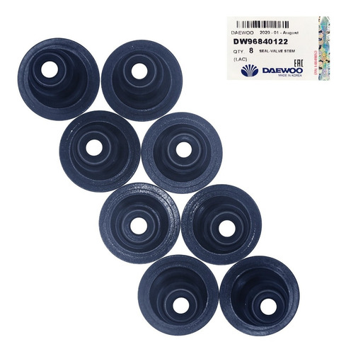 Imagen 2 de 7 de Gomas Valvulas Aveo Clasico Lt Ls Speed Original 8 Piezas