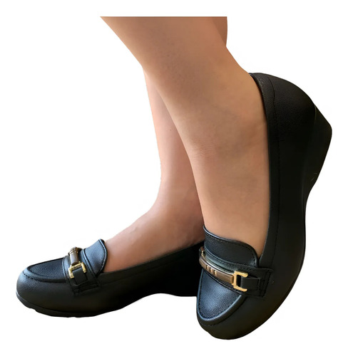 Zapato Mocasínes Estribo Stilleto Mujer Confort Modare