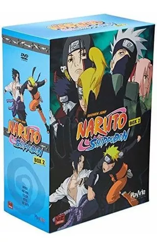 Dvd Naruto Shippuden - 1 Temporada - Box 2 (5 Dvds) - Playarte