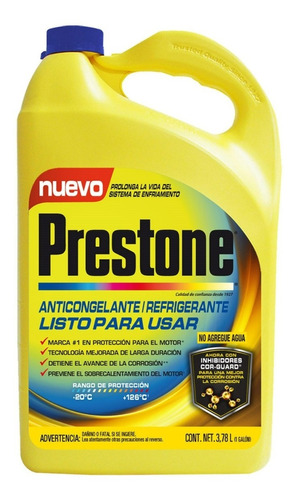 Prestone Anticongelante Refrigerante Cor-guard 35/100 Galón