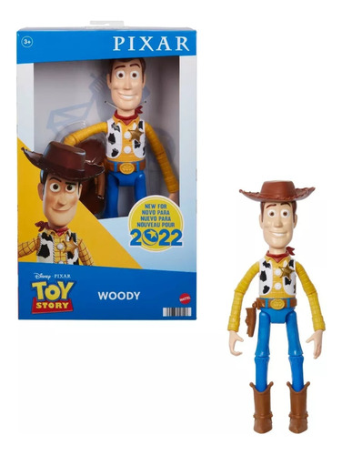 Muñeco Disney Pixar Toy Story - Woody Original Mattel 30cm