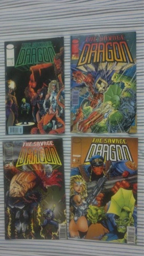 Hq Lote The Savage Dragon Image Comics Quadrinhos Anos 90