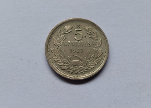 Moneda De 5 Centavos Año 1927