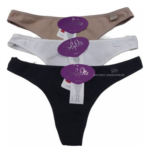 Bombacha Colaless Clasica Algodon Lycra- Sol Y Oro 7497sy