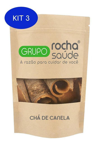 Kit 3 Chá De Canela - Cinnamomum Spp Premium